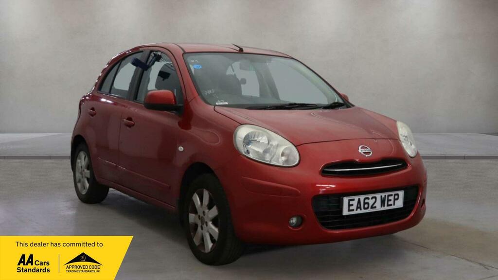 Nissan Micra 1.2 12V Acenta Cvt Euro 5 Red