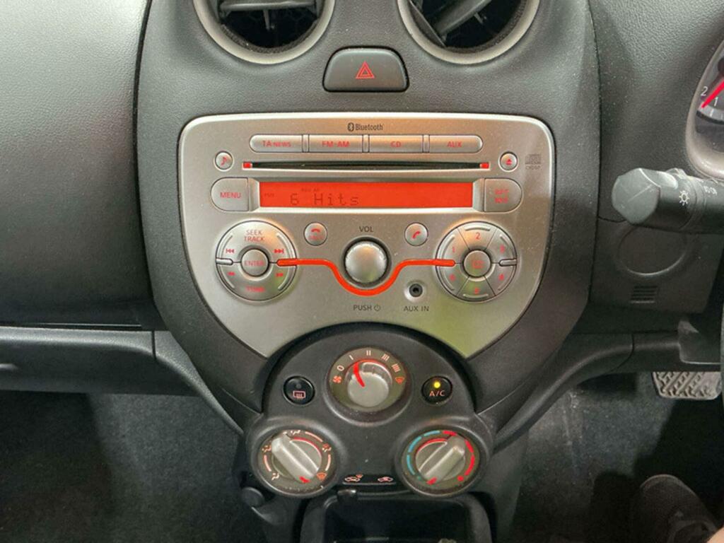 Nissan Micra 1.2 12V Acenta Cvt Euro 5 Red #2