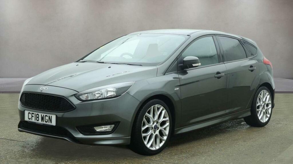 Ford Focus 1.0T Ecoboost St-line Euro 6 Ss CF18WGN Grey #5