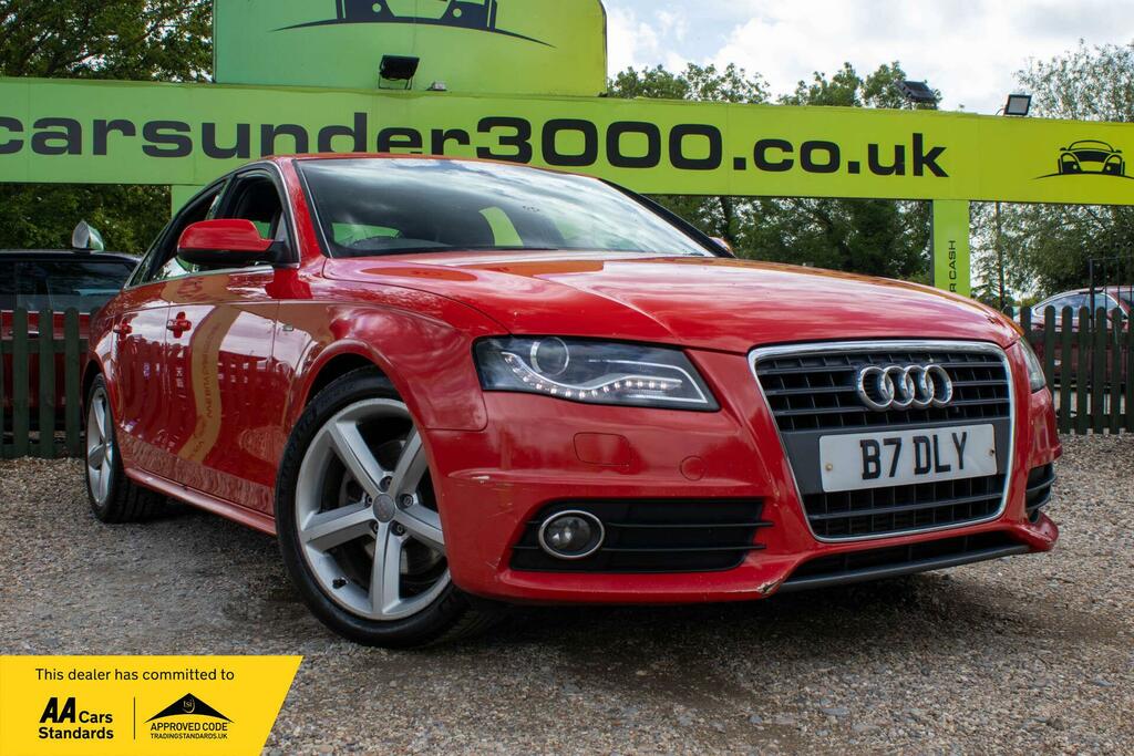 Audi A4 S Line Red