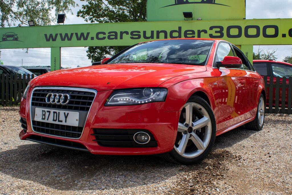 Audi A4 S Line Red #3