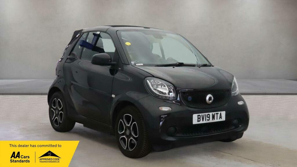 Smart Fortwo Cabrio 17.6Kwh Prime Premium Cabriolet 22Kw C Black