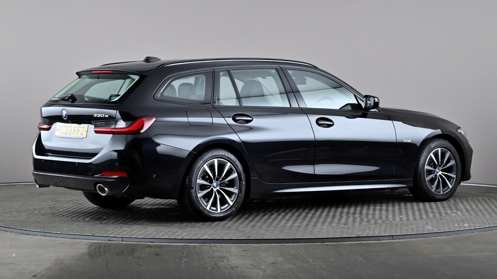 BMW 3 Series 330E Sport Step YC23FFZ Black #6