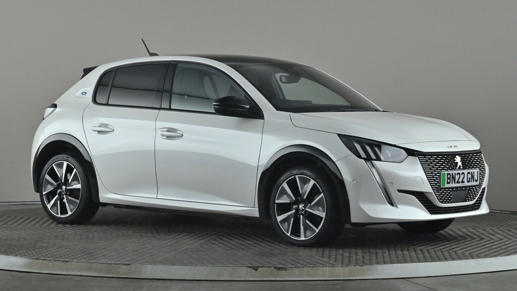 Peugeot e-208 100Kw Gt 50Kwh White