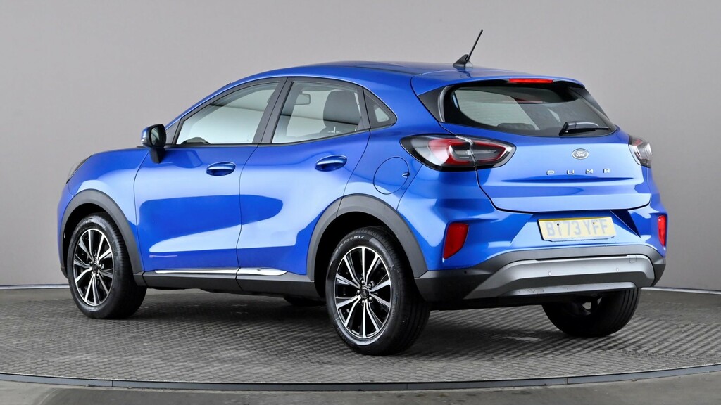 Ford Puma 1.0 Ecoboost Hybrid Mhev Titanium BT73YFF Blue #4