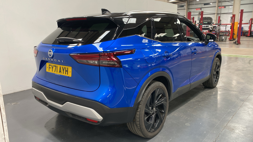 Nissan Qashqai 1.3 Dig-t Mh 158 Tekna Xtronic FY71AYH Blue #5