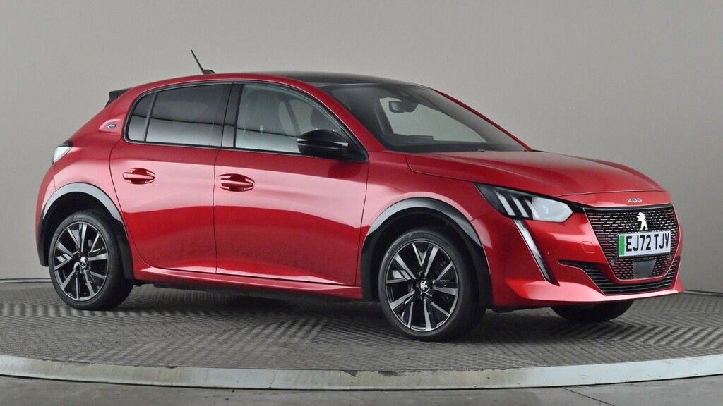 Peugeot e-208 100Kw Gt 50Kwh Red