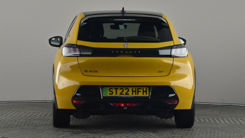 Peugeot e-208 100Kw Gt 50Kwh Yellow #5