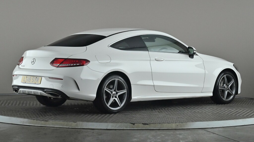 Mercedes-Benz C Class C200 Amg Line 9G-tronic LS18SYR White #6