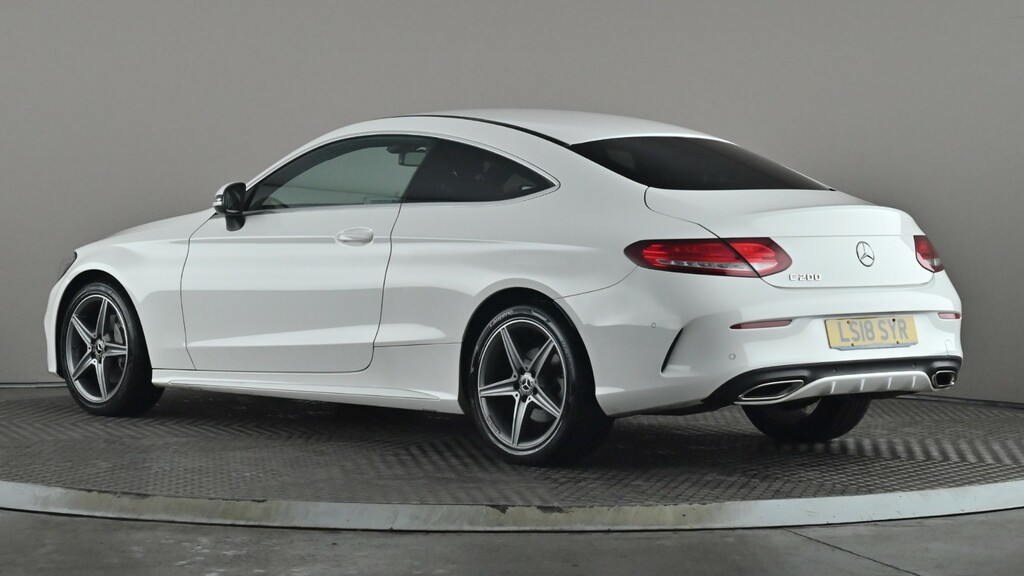 Mercedes-Benz C Class C200 Amg Line 9G-tronic LS18SYR White #4