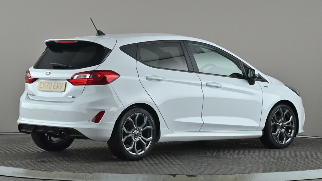 Ford Fiesta 1.0 Ecoboost Hybrid Mhev 125 St-line Edition CY70EKV White #6