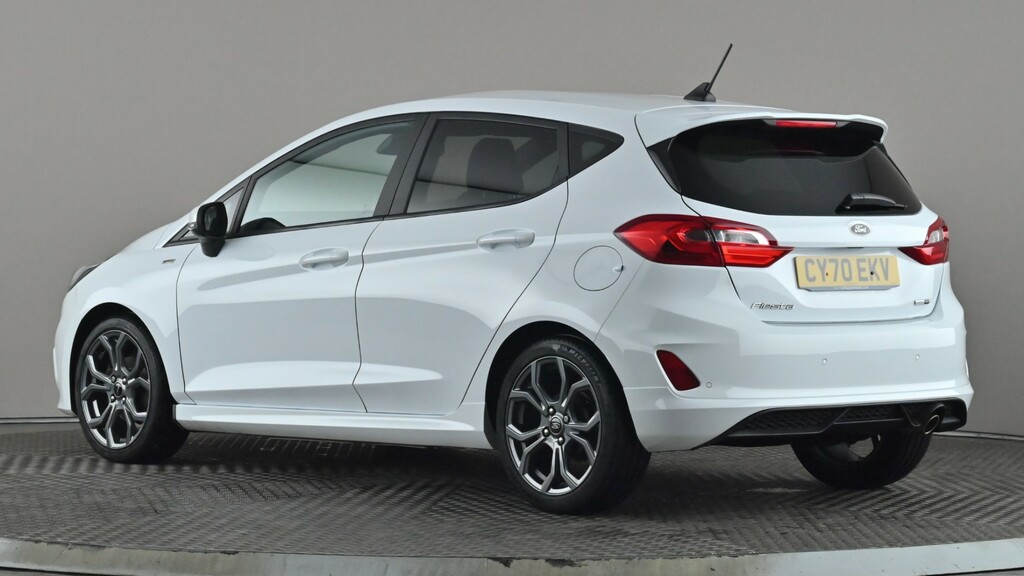 Ford Fiesta 1.0 Ecoboost Hybrid Mhev 125 St-line Edition CY70EKV White #4