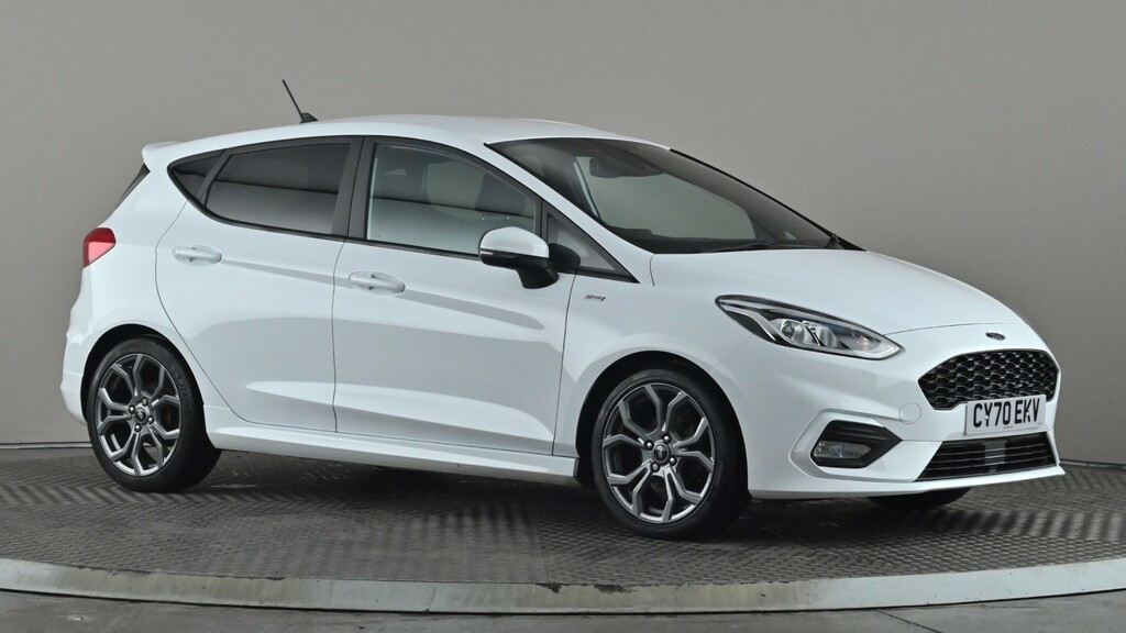 Ford Fiesta 1.0 Ecoboost Hybrid Mhev 125 St-line Edition White