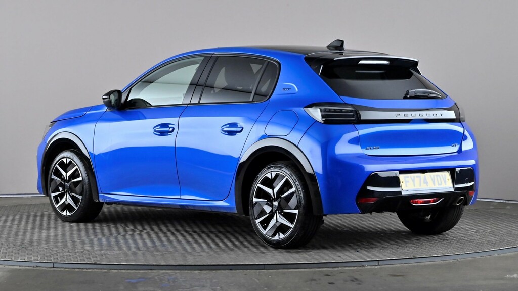 Peugeot 208 1.2 Puretech 100 Gt FY74VDV Blue #4