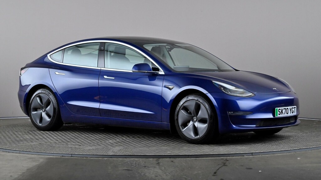Tesla Model 3 Long Range Awd Blue