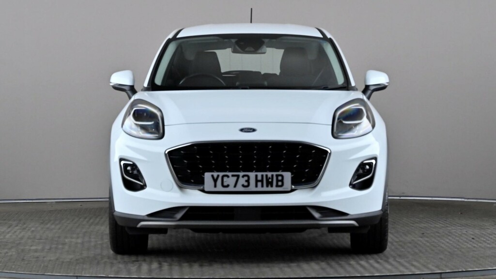 Ford Puma 1.0 Ecoboost Hybrid Mhev Titanium YC73HWB White #2