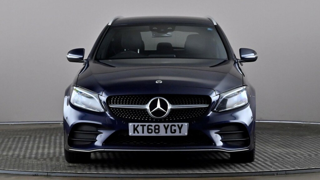 Mercedes-Benz C Class C300d Amg Line Premium 9G-tronic KT68YGY Blue #2