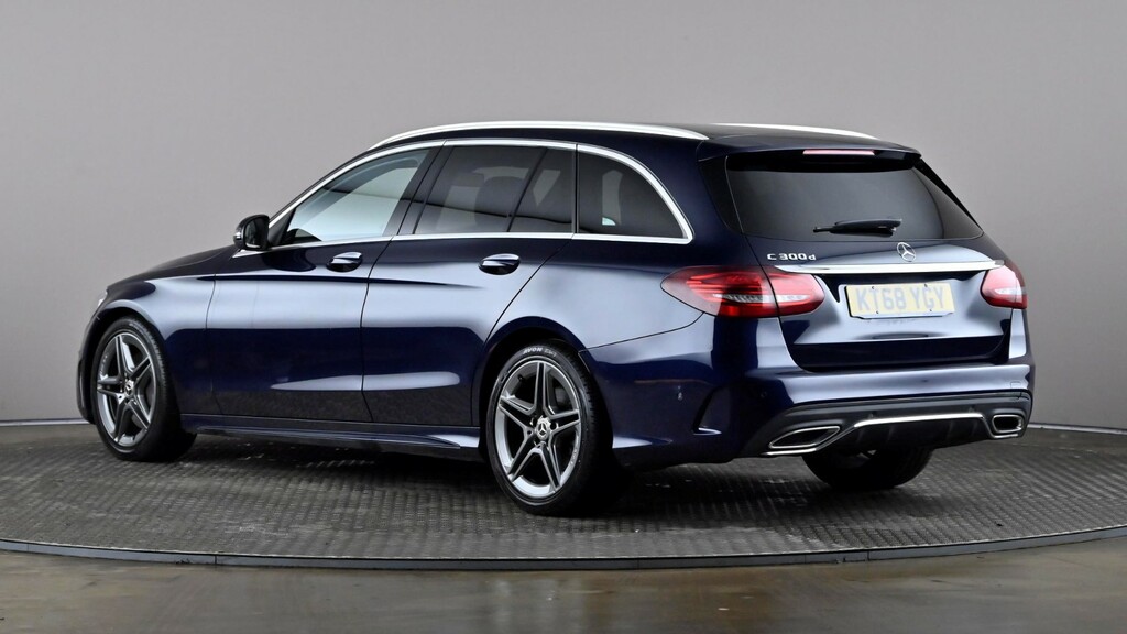 Mercedes-Benz C Class C300d Amg Line Premium 9G-tronic KT68YGY Blue #4