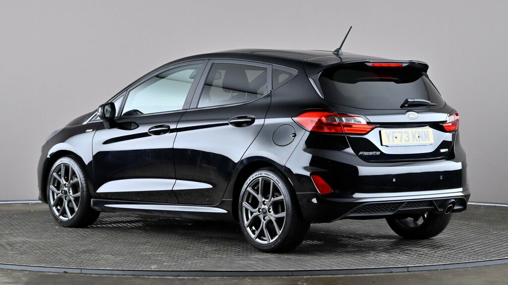 Ford Fiesta 1.0 Ecoboost Hybrid Mhev 125 St-line YF73KNM Black #4