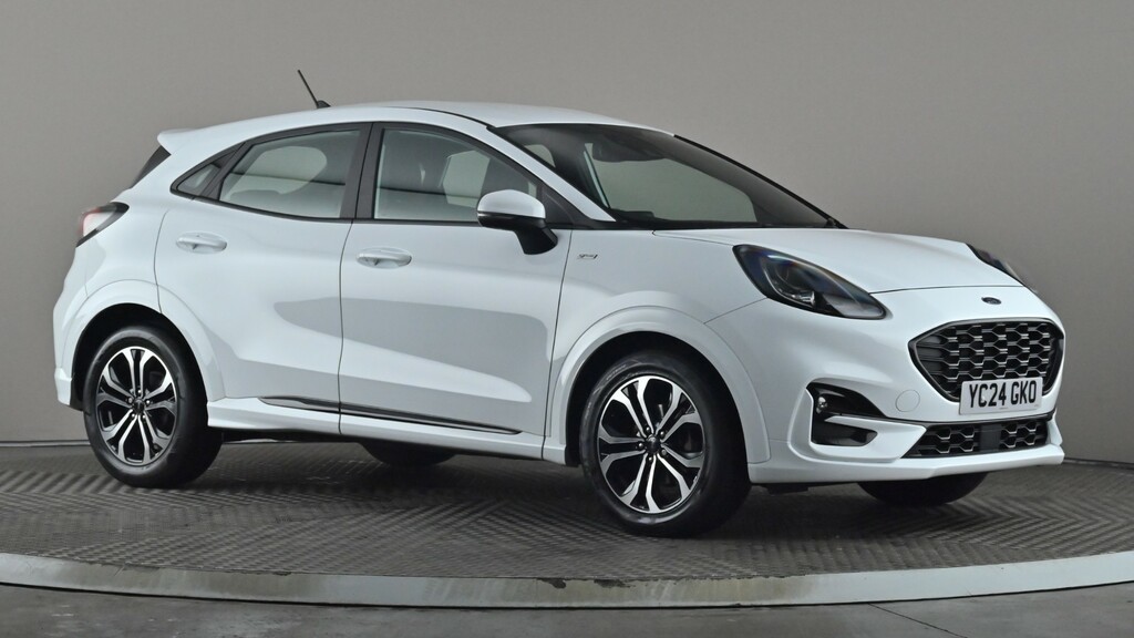Ford Puma 1.0 Ecoboost Hybrid Mhev St-line Dct White