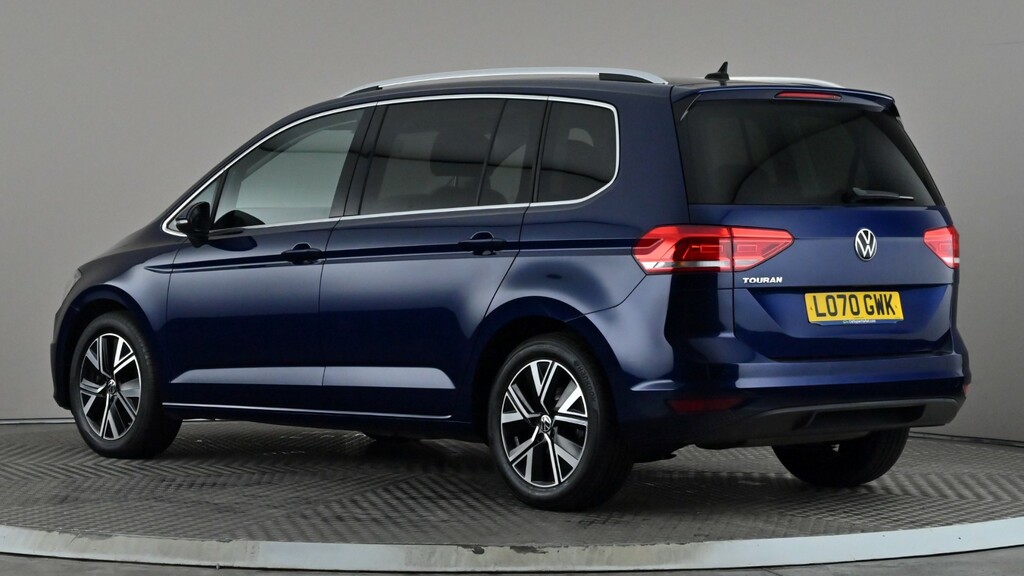 Volkswagen Touran 1.5 Tsi Evo Sel Dsg 7 Seats LO70GWK Blue #4