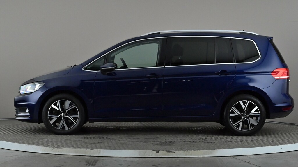 Volkswagen Touran 1.5 Tsi Evo Sel Dsg 7 Seats LO70GWK Blue #3