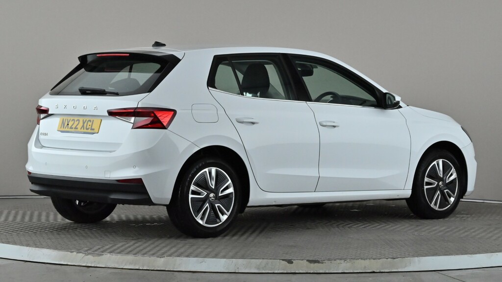 Skoda Fabia 1.0 Tsi 110 Se L Dsg NX22XCL White #6