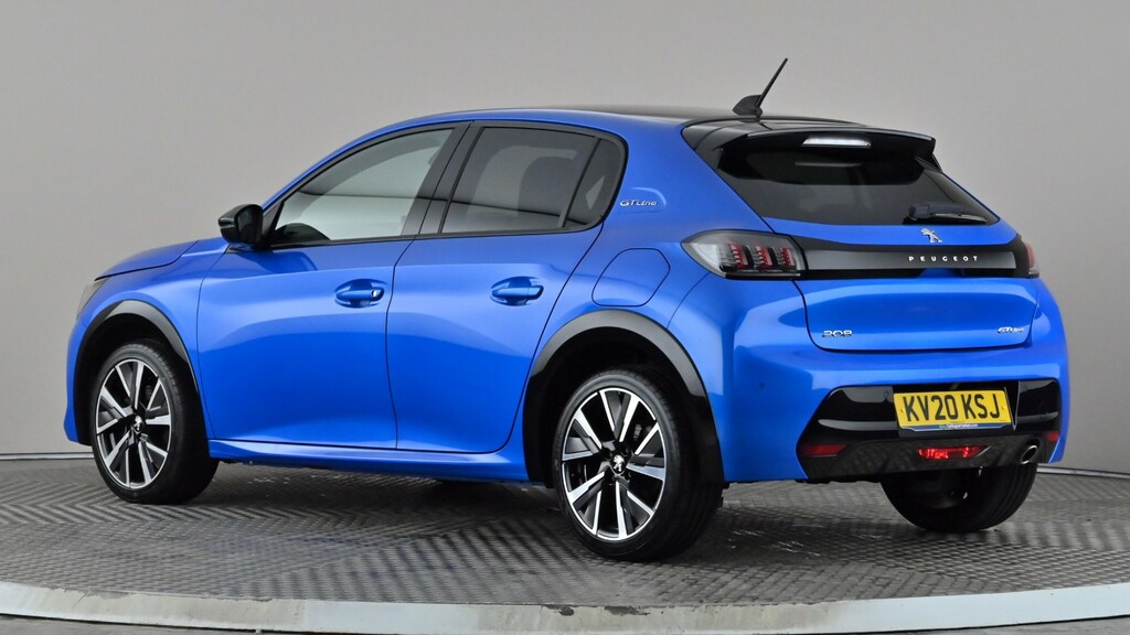 Peugeot 208 1.2 Puretech 100 Gt Line KV20KSJ Blue #4