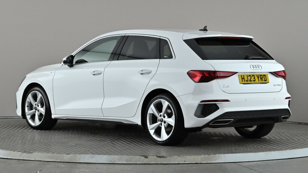 Audi A3 35 Tfsi S Line HJ23YRD White #4