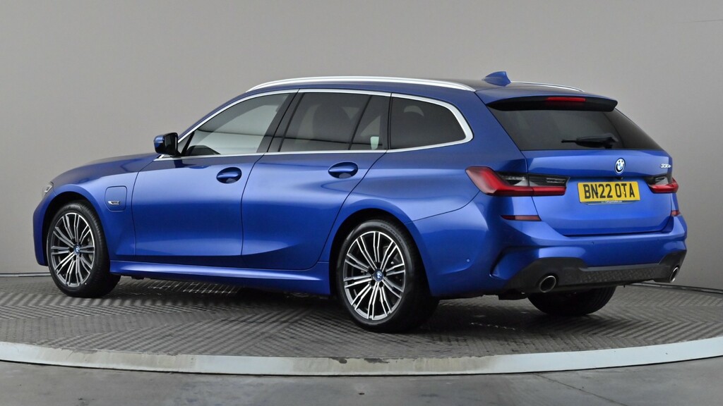 BMW 3 Series 330E M Sport Step BN22OTA Blue #4