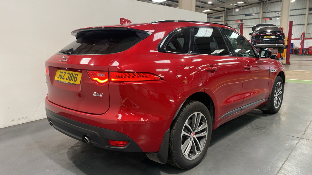 Jaguar F-Pace 2.0D 240 R-sport Awd JGZ3816 Red #5