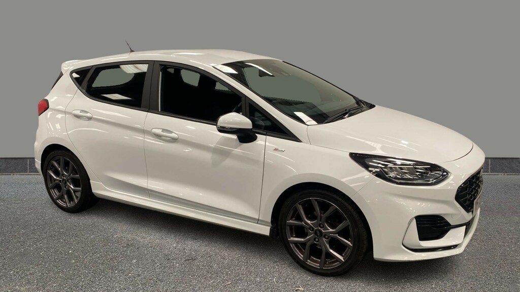 Ford Fiesta 1.0 Ecoboost Hybrid Mhev 125 St-line White