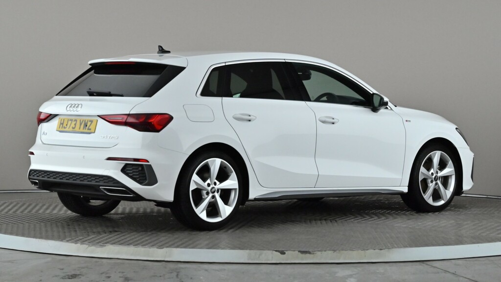 Audi A3 35 Tfsi S Line S Tronic HJ73YWZ White #6