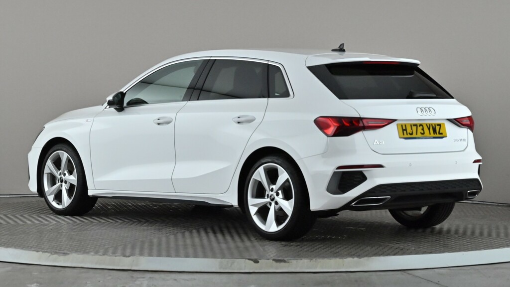 Audi A3 35 Tfsi S Line S Tronic HJ73YWZ White #4