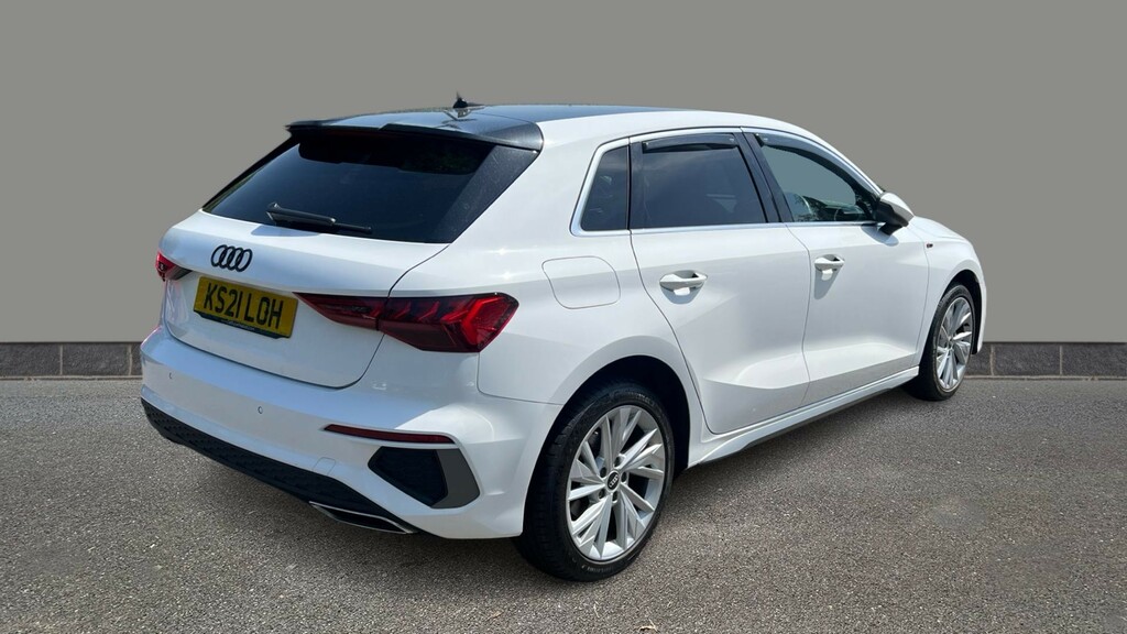 Audi A3 40 Tfsi E S Line S Tronic KS21LOH White #6