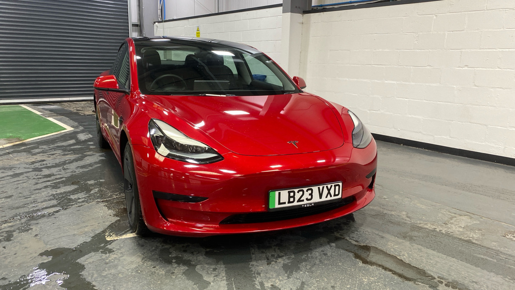 Tesla Model 3 Rwd Auto LB23VXD Red #2