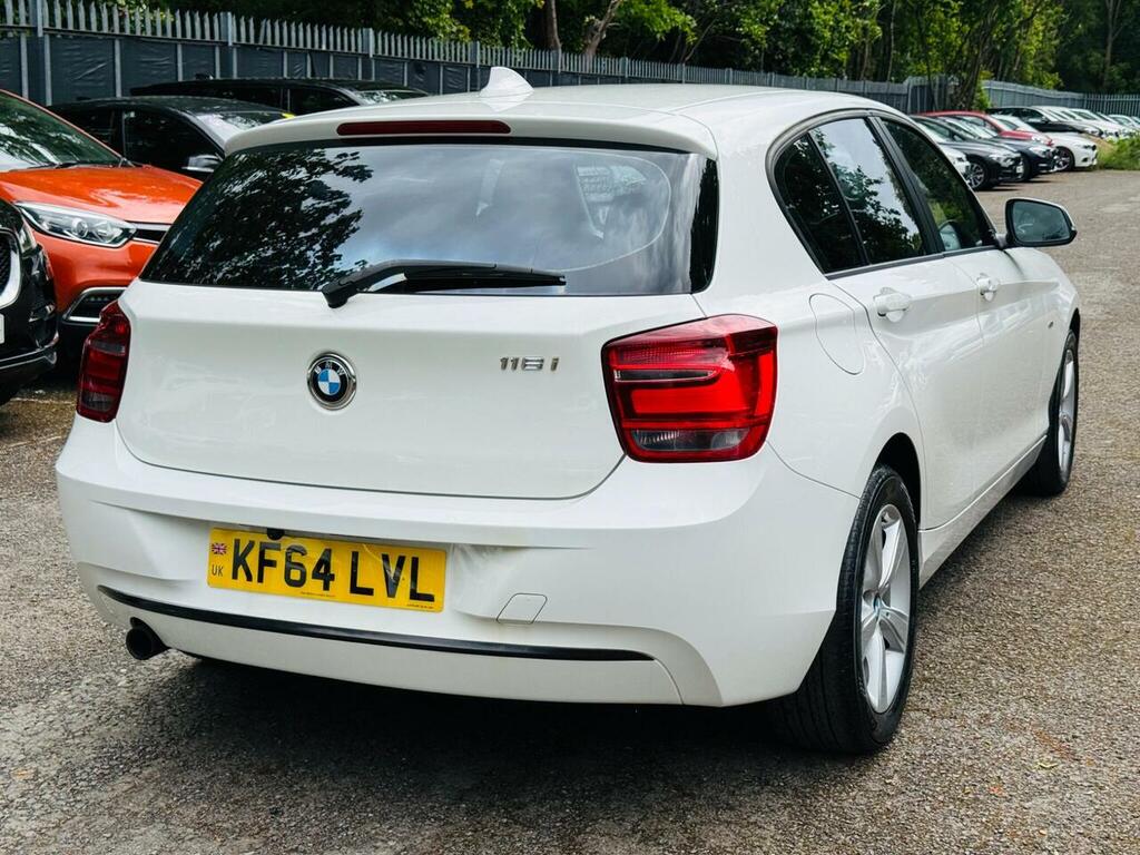 BMW 1 Series 1.6 116I Sport Hatchback Euro 6 S KF64LVL White #6