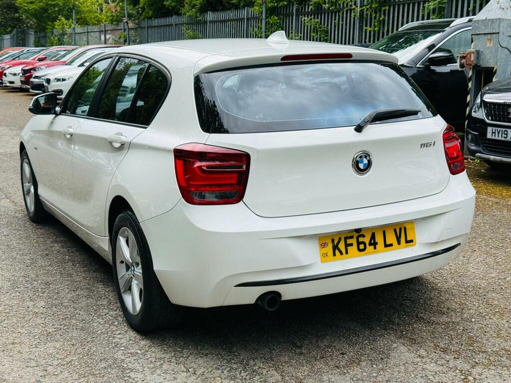 BMW 1 Series 1.6 116I Sport Hatchback Euro 6 S KF64LVL White #5