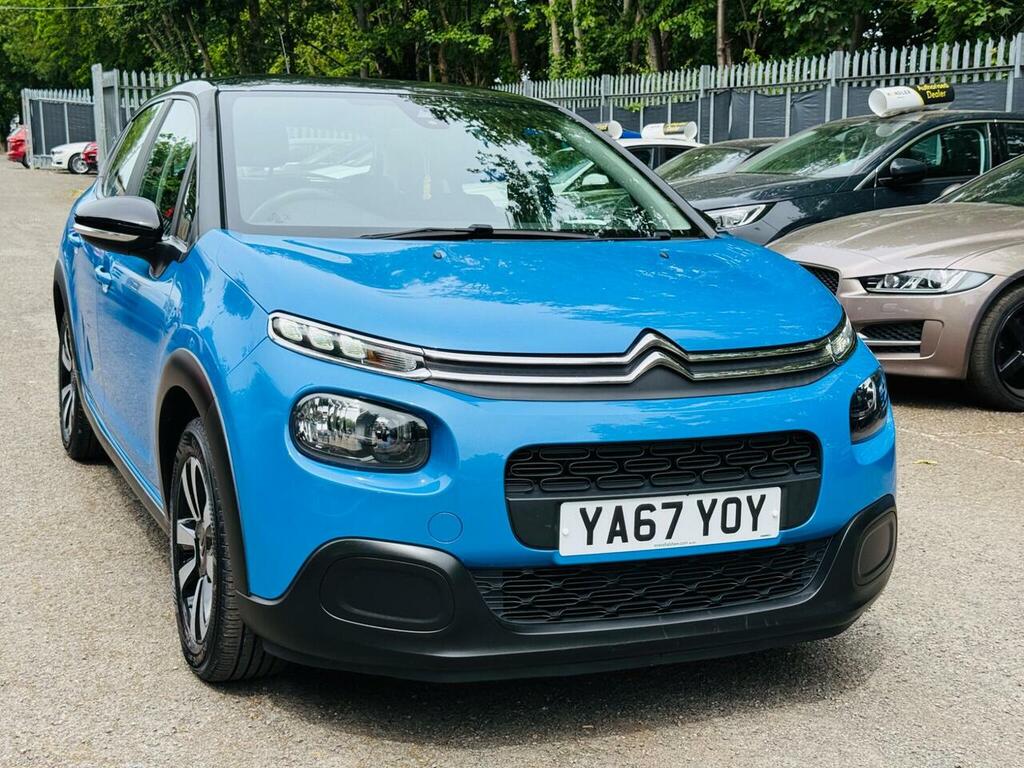 Citroen C3 1.2 Puretech Feel Euro 6 YA67YOY Blue #3