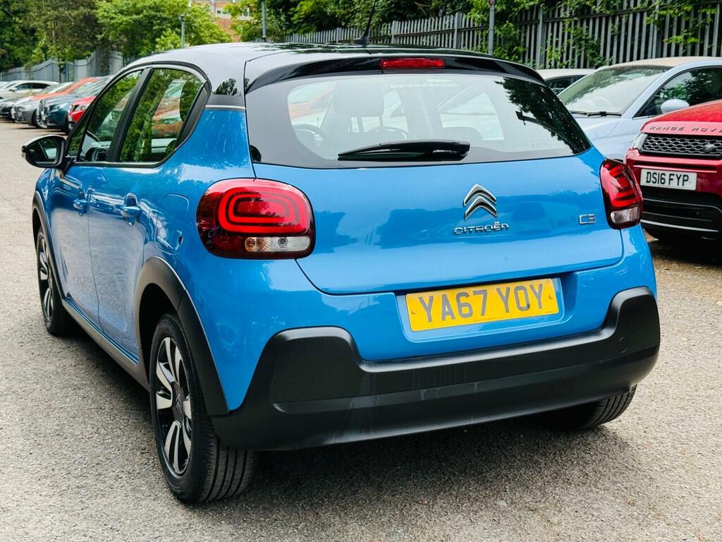 Citroen C3 1.2 Puretech Feel Euro 6 YA67YOY Blue #5