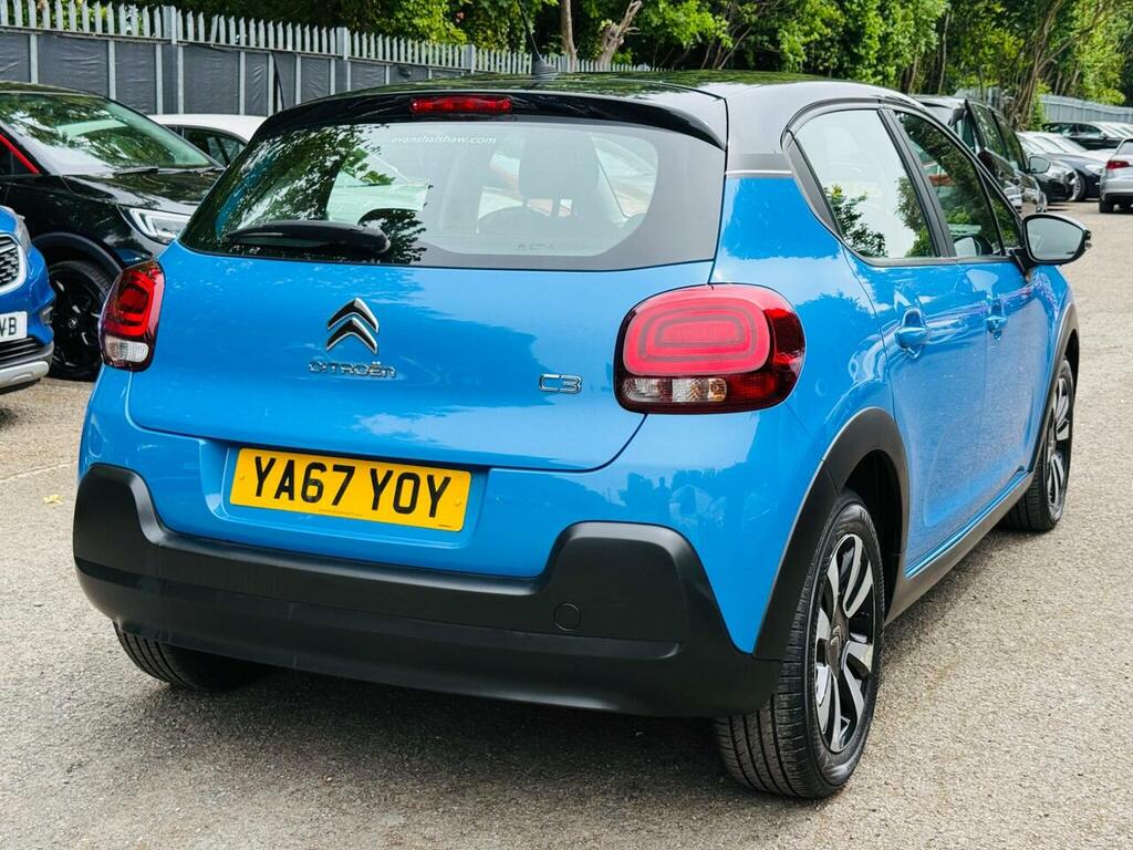 Citroen C3 1.2 Puretech Feel Euro 6 YA67YOY Blue #6