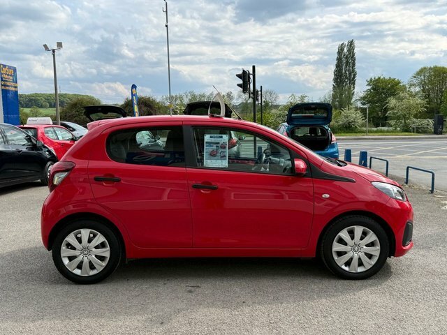 Peugeot 108 1.0 Active Hatchback Euro 6 68 SJ18VOY Red #5