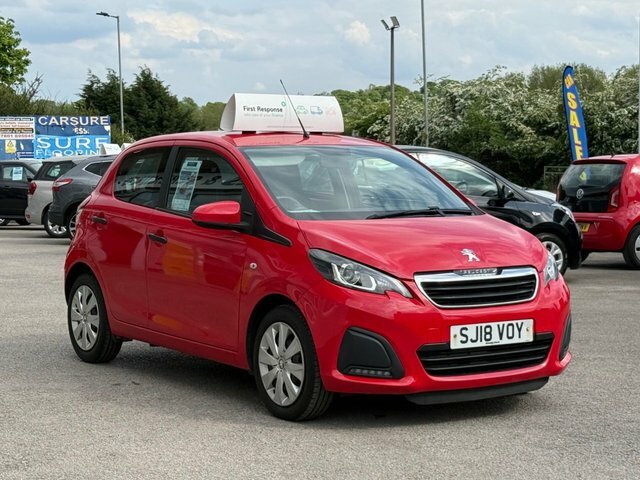 Peugeot 108 1.0 Active Hatchback Euro 6 68 SJ18VOY Red #6