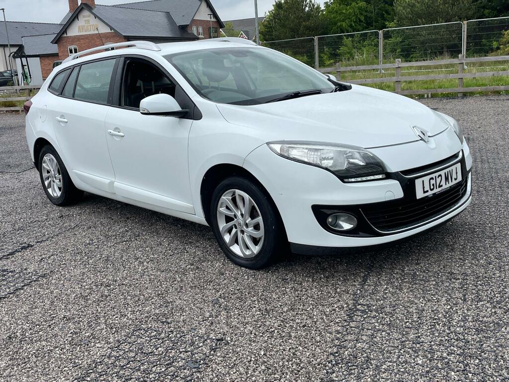 Renault Megane 1.6 16V Dynamique Tomtom Sport Tourer Euro 5 LG12MVJ White #6