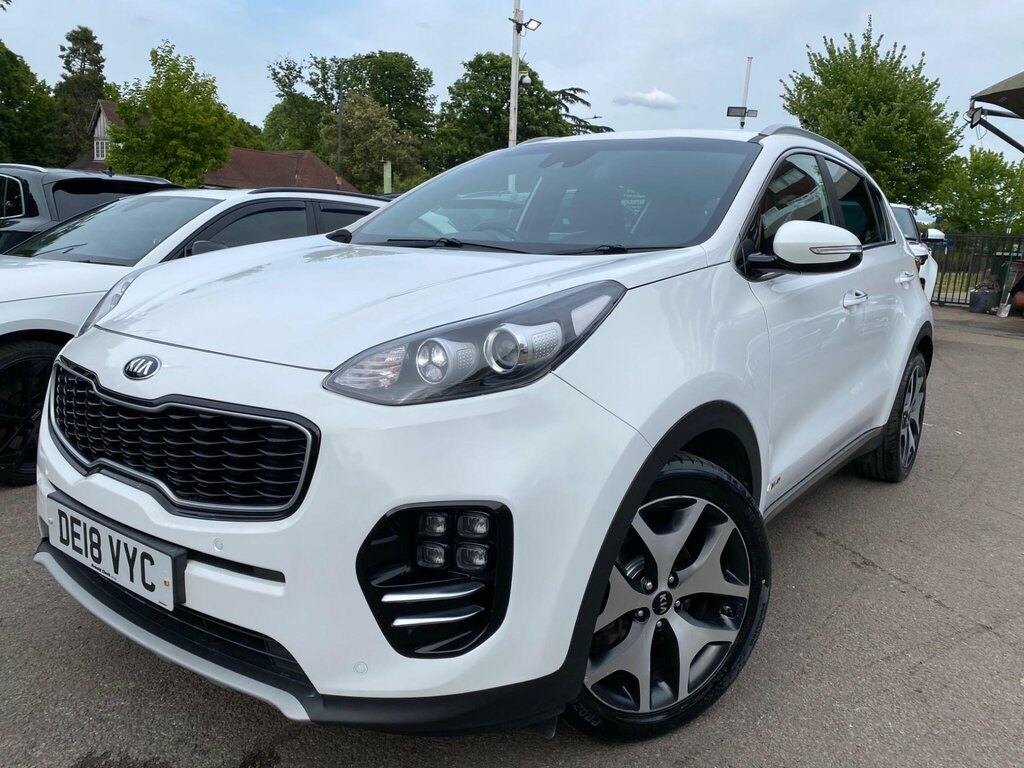 Kia Sportage 1.6 T-gdi Gt-line Dct Awd Euro 6 DE18VYC White #6