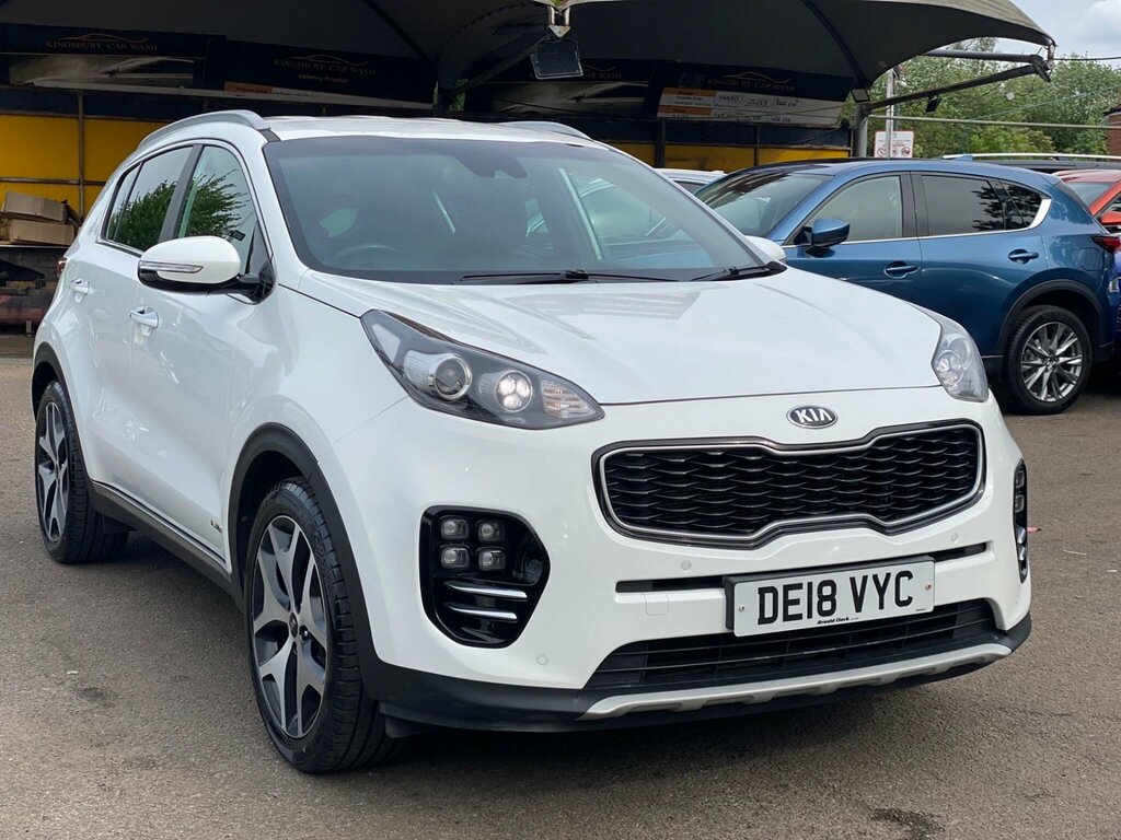 Kia Sportage 1.6 T-gdi Gt-line Dct Awd Euro 6 DE18VYC White #4