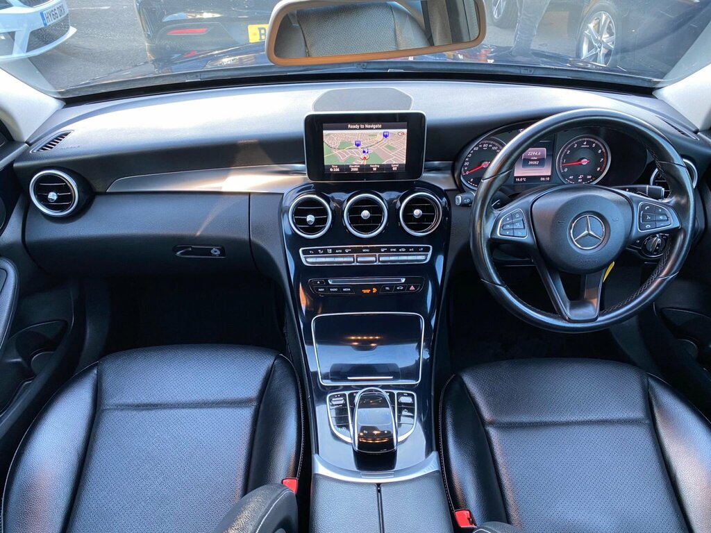 Mercedes-Benz C Class 2.0 C200 Se 7G-tronic Euro 6 Ss KU65TOH Blue #2