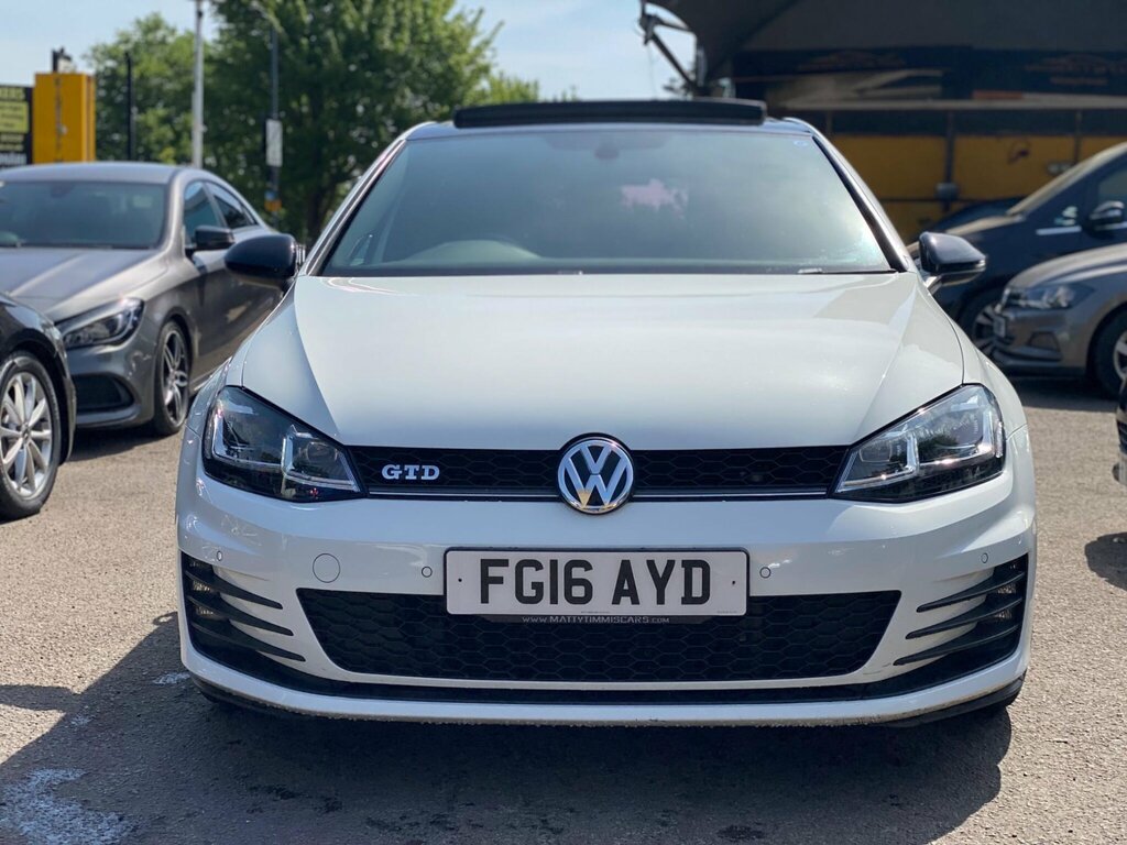 Volkswagen Golf 2.0 Tdi Gtd Hatchback Dsg Euro 6 Ss FG16AYD White #3