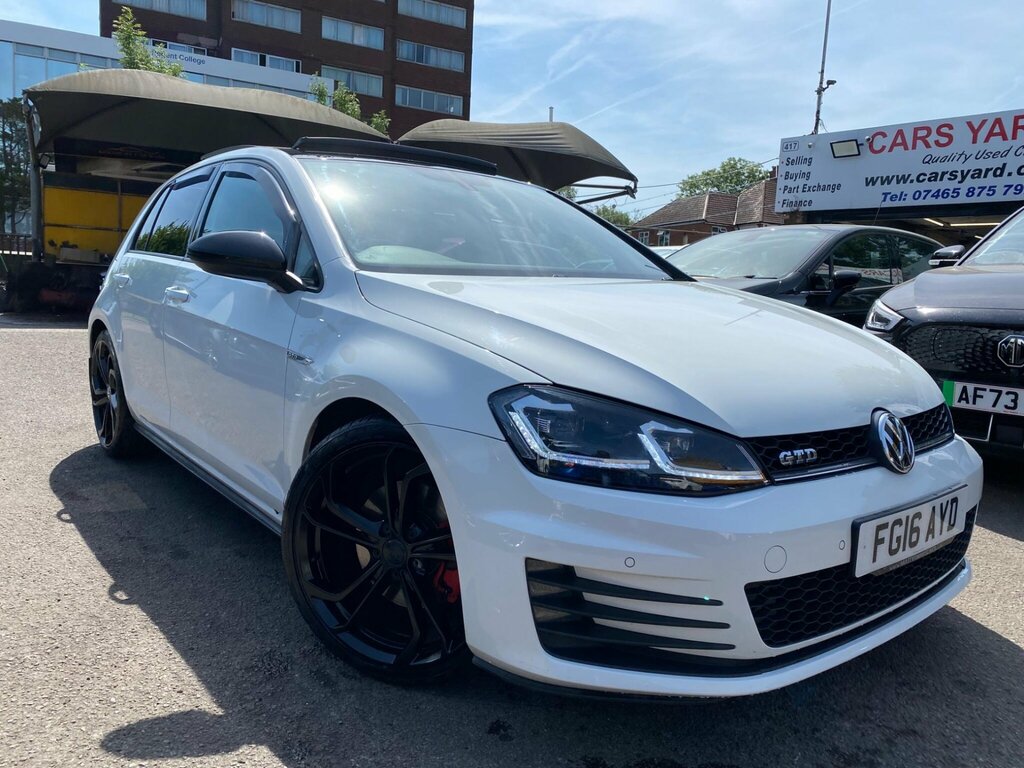 Volkswagen Golf 2.0 Tdi Gtd Hatchback Dsg Euro 6 Ss FG16AYD White #4