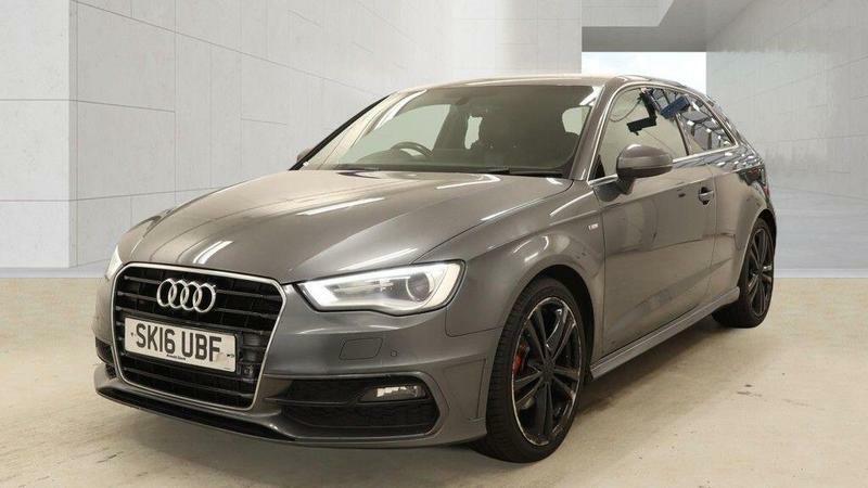 Audi A3 1.4 Tfsi S Line Euro 6 S S Nav SK16UBF Grey #2